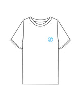 The Mens Heavyweight Tee - White - Blenders - Left Chest & Back "ENCINITAS" - Printed - Full Color
