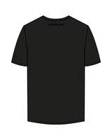 The Mens Tee - Black - Lagree Luxe - Left Chest & Back Neckline - Printed - Tone on Tone