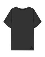 The Mens Heavyweight Tee - Washed Black - Spa Kingston - Center Chest Stacked & Back Corner - Printed - Black