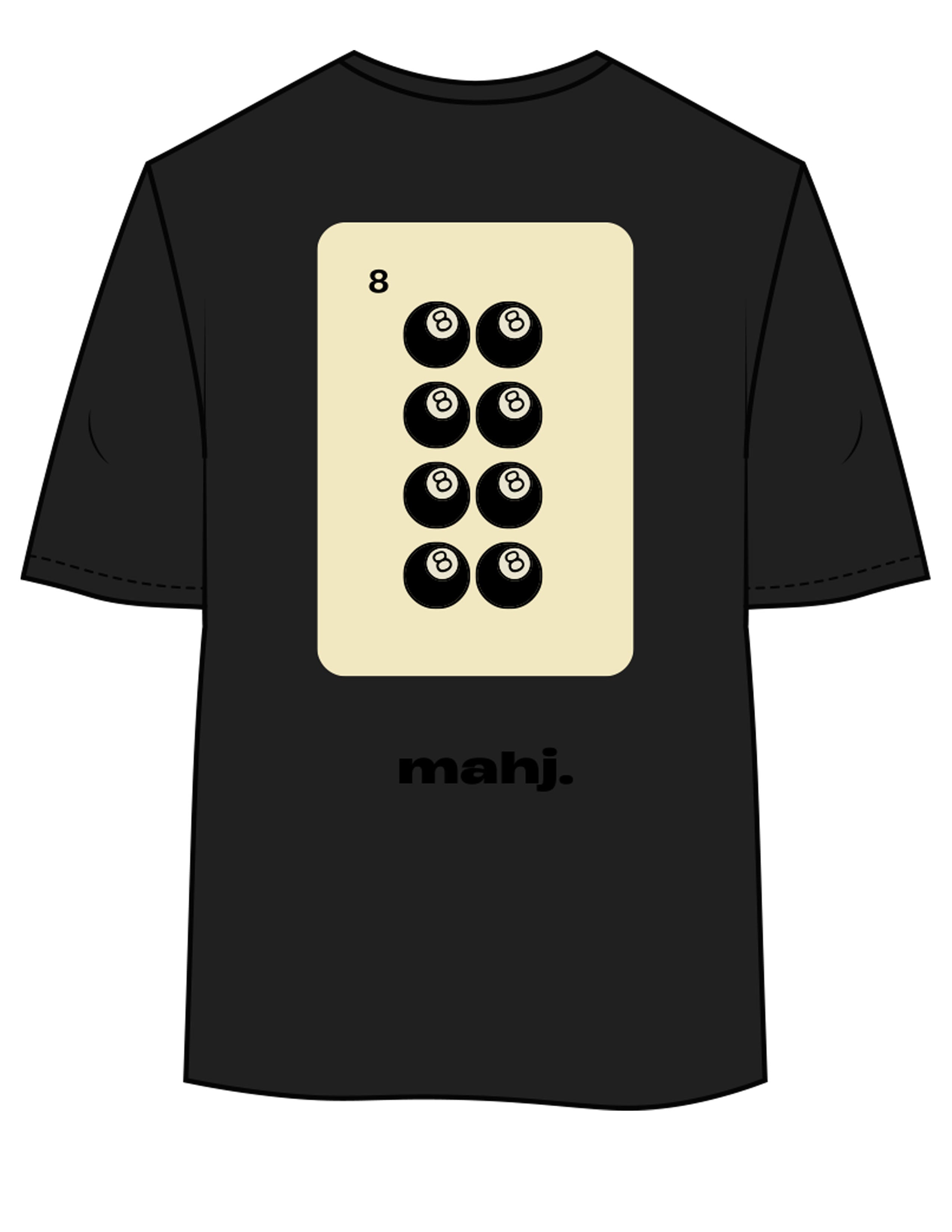 The Womens Oversized Tee - Black - Barnes. The Label - Center Chest & Center Back - Printed - Full Color