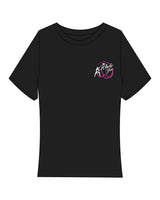 The Baby Tee - Black - The Whole You Wellness - Left Chest - Printed - Full Color