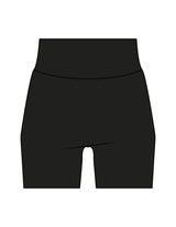 The Basic Short - Black - Drench - Right Back Leg - Icon - Printed - White