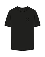 The Mens Tee - Black - Lagree Luxe - Left Chest & Back Neckline - Printed - Tone on Tone