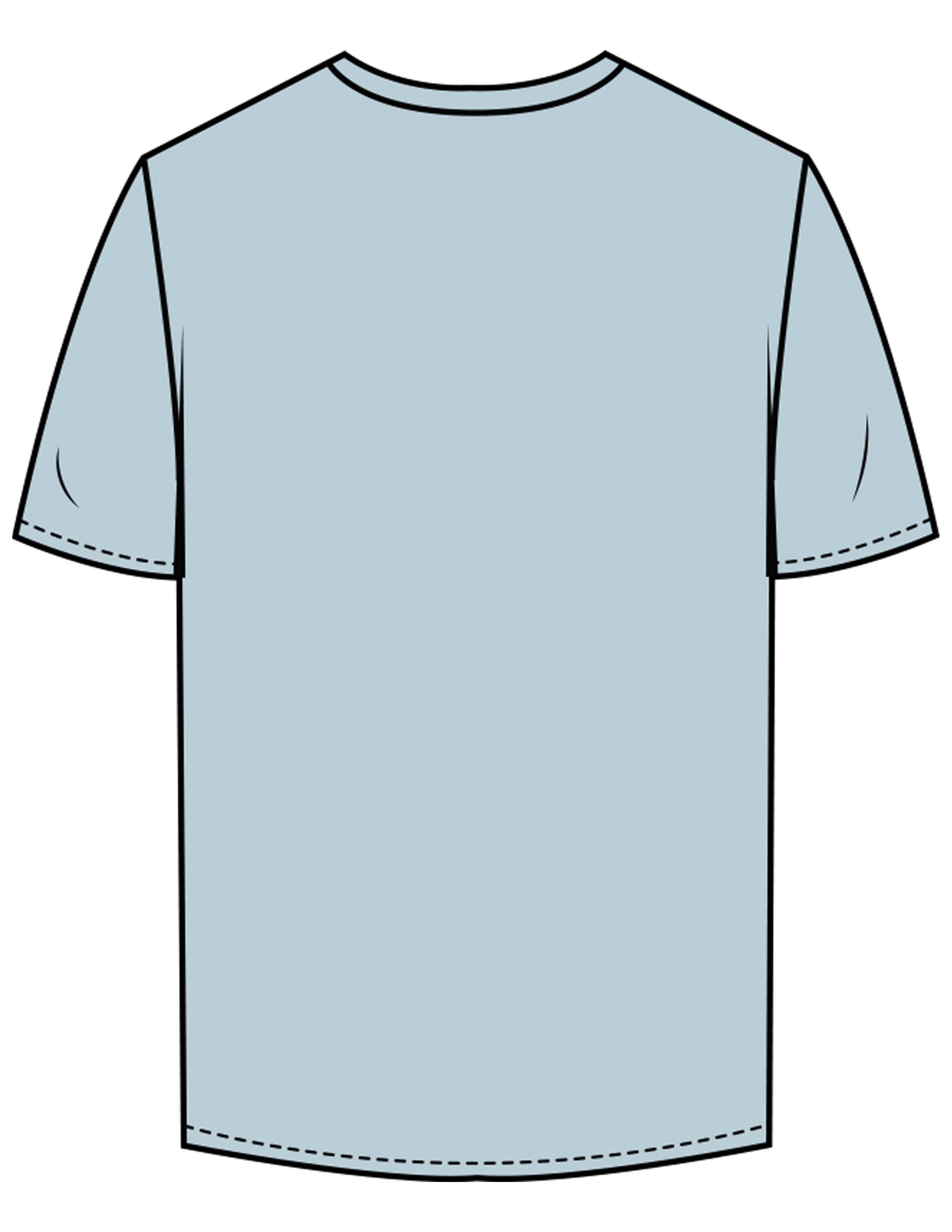 The Mens Tee - Pale Blue - Movement With Chels - Chest Arc - Printed - Dark Blue