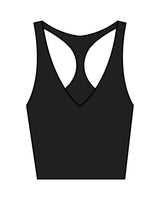 The Racer Tank - Black - LagreeMixx - Center Back - Printed - White