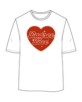 The Womens Oversized Tee - White - M4Lagree - Center Chest Logo - Printed - Full Color