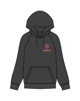 The Classic Hoodie - Charcoal - PURE QUALITY - Left Chest & Back Center Stacked - Full Color