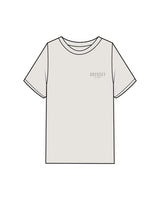The Mens Heavyweight Tee - Washed Bone - Odyssey Performance - Left Chest & Back Stacked - Tone on Tone