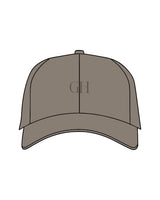 The Dad Hat - Olive - Golden Hour Pilates - Crown "GH" Logo - Back Text - Embroidered - Tone on Tone