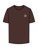 The Mens Tee - Chocolate - Sultivate - Left Chest Icon & Back Shoulder - Printed - White