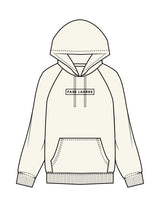 The Womens Heavyweight Hoodie - Off White - Fase Lagree - Center Chest & Back Image - Printed - Full Color