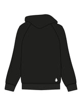 The Mens Hoodie - Black - Saltvault Location - Center Chest & Back Bottom Right - Printed - White
