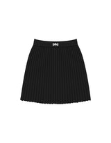 The Sporty Skort - Black - Gladden Gains - Back Waistline - Printed - White