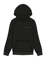The Womens Hoodie - Black - Game Changer - Left Chest - Printed - Charcoal