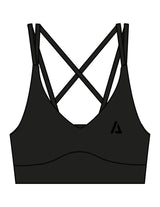 The Strappy Bra - Black - ALTORA - Left Chest - Printed - Black