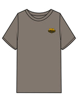 The Mens Heavyweight Tee - Grey Stone - ML Contracting LLC - Left Chest & Back Image - Printed - Full Color