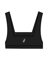 The Box Cut Bra - Black - LagreeMixx - Center Back - Printed - White