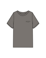 The Mens Heavyweight Tee - Washed Gray - Odyssey Performance - Left Chest & Back Stacked - Tone on Tone