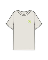 The Mens Heavyweight Tee - Washed Bone - Blenders - Left Chest & Back "PACIFIC BEACH" - Printed - Full Color