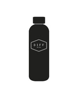 The Water Bottle - Black - DiffEyewear - Center EST - Printed - White