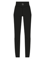 The Basic Legging - Black - Drench - Back Waistline - Printed - White