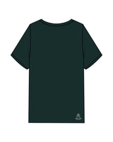 The Mens Heavyweight Tee - Pine Green - Spa Kingston - Center Chest Stacked & Back Corner - Printed - Sage