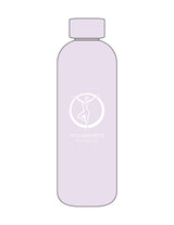 The Water Bottle - Lilac - Movement Pilates Buffalo - Center Body Stacked - Printed - White