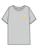 The Mens Boxy Tee - Storm - Try Smile Collective - Left Chest & Back Smiley - Printed - Full Color