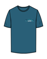 The Mens Tee - Atlantic - Swamis Core - Left Chest Stacked & Back Image - Printed - Full Color