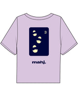 The Boxy Crop Tee - Lavender - Barnes. The Label - Left Chest & Center Back - Printed - Full Color