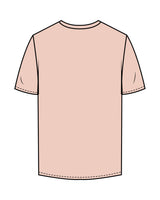 The Mens Tee - Pale Pink - Odyssey Performance - Center Chest Stacked - "EST 2020" - Printed  - White