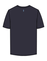 The Mens Tee - Midnight - BlueCarrot - Center Chest & Back Neckline - Printed - Blue