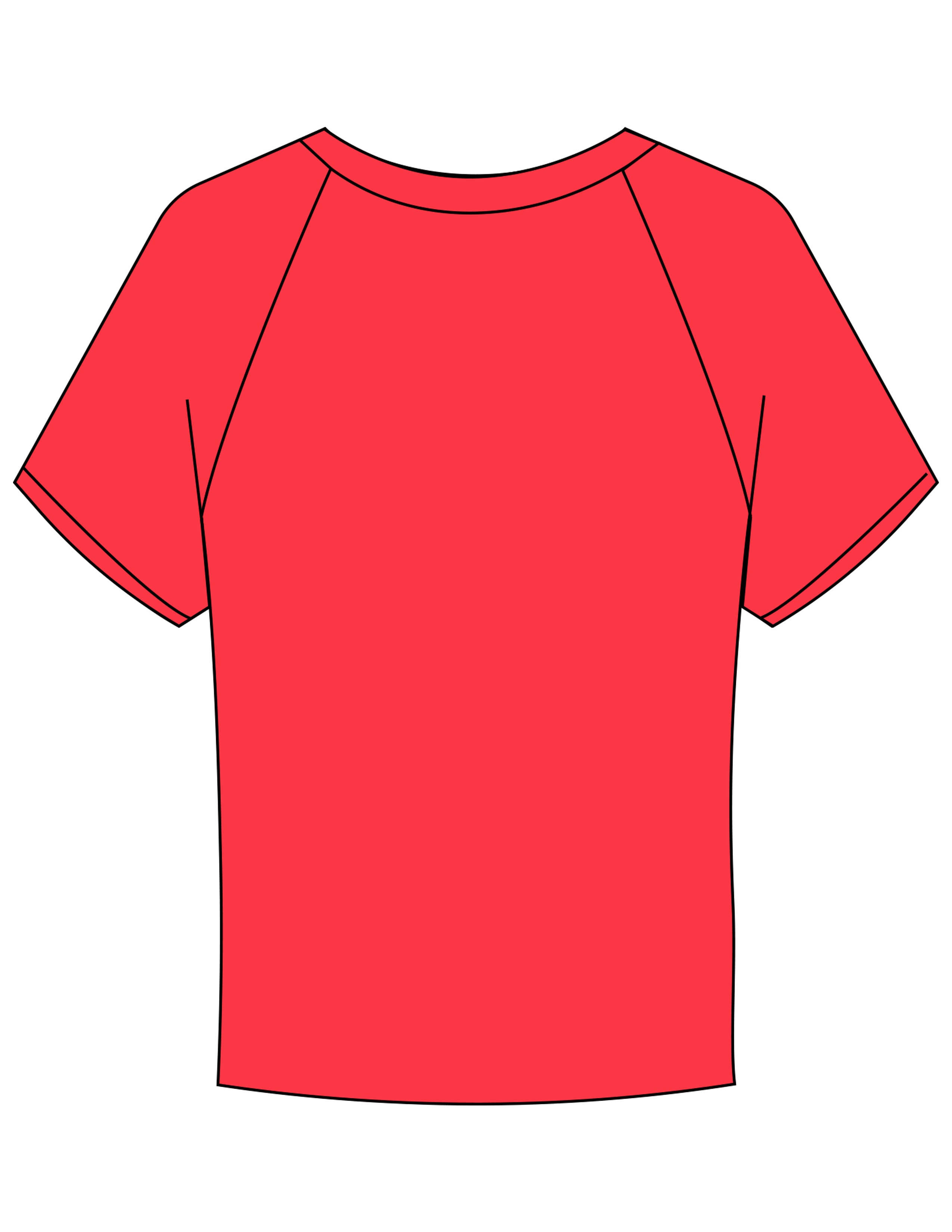 The Micro Rib Baby Tee - Red - Mantra - Center Chest Stacked - Printed - White