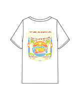 The Mens Heavyweight Tee - White - Blenders - Left Chest & Back "PACIFIC BEACH" - Printed - Full Color