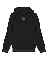 The Mens Hoodie - Black - Heat Bootcamp - Center Chest & Upper Back - Printed - White
