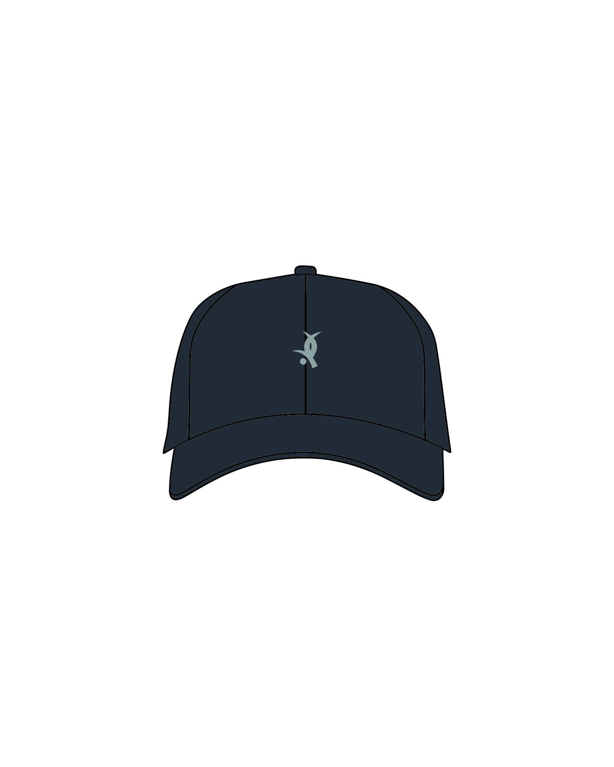 The Dad Hat - Navy - White House - Center Crown & Back Center - Embroidered - Teal