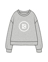The Recycled Unisex Crewneck - Heather - Bond Fitness - Center Chest Round & Upper Back - Printed - White