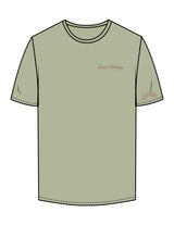 The Mens Tee - Pistachio - SWS - Left Chest & Left Sleeve - Printed - Brown