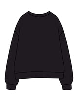 The Womens Crewneck - Ink Blue - Mantra - Center Chest Arc - Printed - Full Color