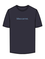 The Mens Tee - Midnight - BlueCarrot - Center Chest & Back Neckline - Printed - Blue