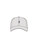 The Dad Hat - Light Gray - White House - Center Crown & Center Back - Embroidered - Navy