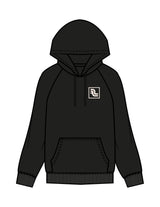 The Womens Heavyweight Hoodie - Black - Fase Lagree - Left Chest & Back Image - Printed - Full Color