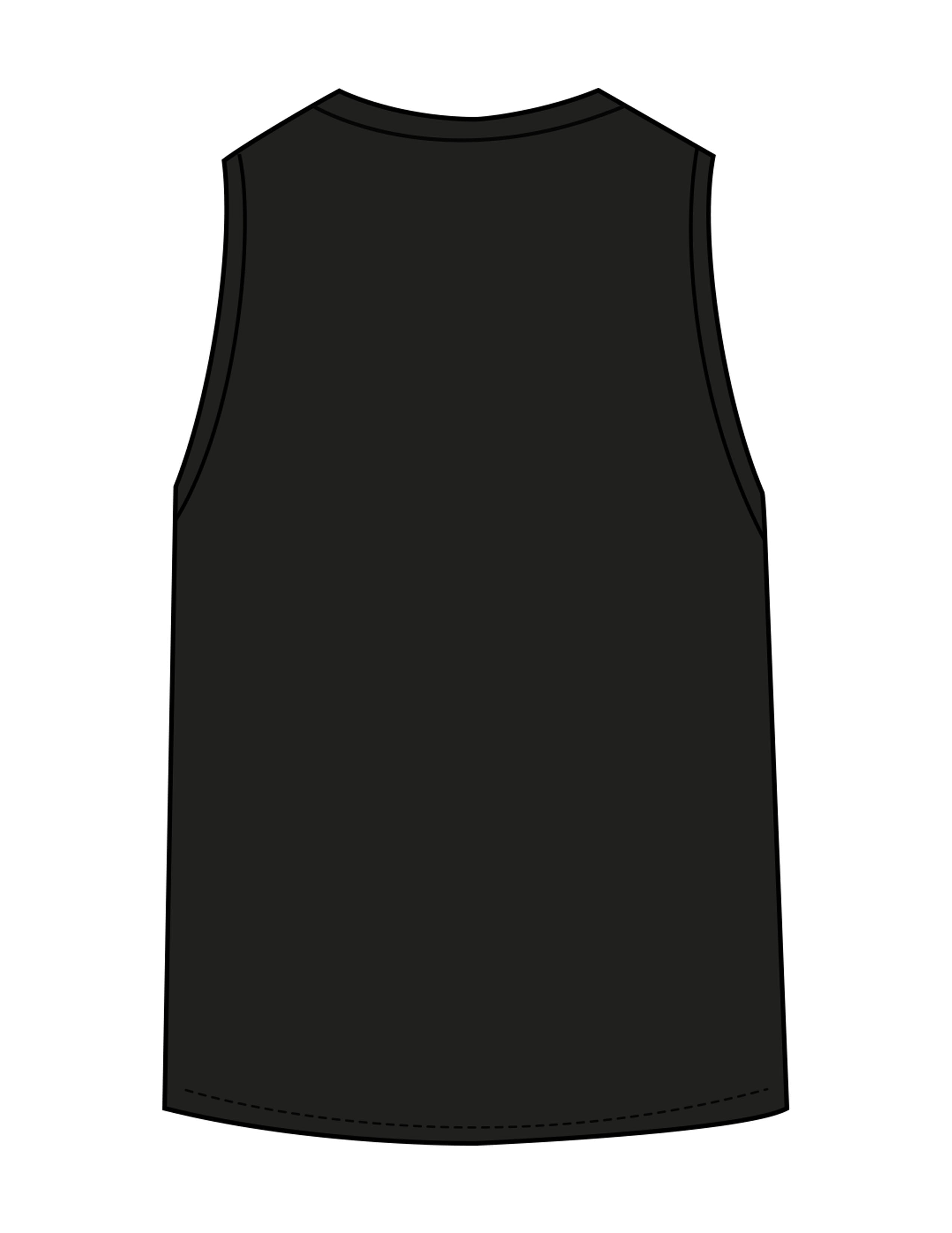 The Classic Full Length Tank - Black - Game Changer - Chest Stacked - Printed - Charcoal