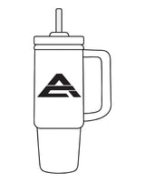 The Tumbler Cup - White - Athletic Culture - Center - Icon -  Black