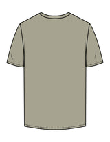 The Mens Tee - Eucalyptus - SWS - Left Chest & Left Sleeve - Printed - Off White