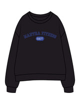 The Womens Crewneck - Ink Blue - Mantra - Center Chest Arc - Printed - Full Color
