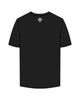 The Mens Tee - Black - Goodlife Chiropractic - Center Chest Stacked & Back Neckline - White