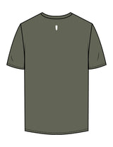 The Mens Tee - Cypress - BlueCarrot - Center Chest & Back Neckline - Printed - Off White