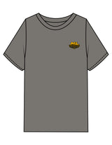 The Mens Heavyweight Tee - Washed Gray - ML Contracting LLC - Left Chest & Back Image - Printed - Full Color