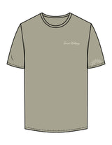The Mens Tee - Eucalyptus - SWS - Left Chest & Left Sleeve - Printed - Off White